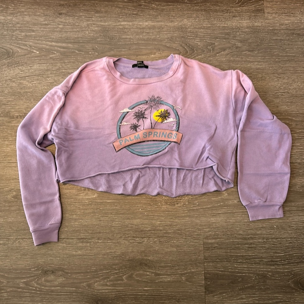 FOREVER 21 - Vintage Cropped Sweater - L
